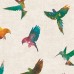 Freedom 14253-1 Kuş Desenli Duvar Kağıdı Renkli