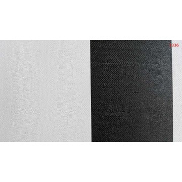 By Project 1336 Siyah Beyaz Çizgili Duvar Kağıdı
