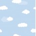 Milky Baby 405-2 Mavi Bulutlu Çocuk Odası Duvar Kağıdı