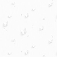 Jeil Special 9306-1 Beyaz Kelebek Desen Duvar Kağıdı