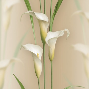 Casa Bene (3) 2572-4 3D Çiçek Desenli Duvar Kağıdı