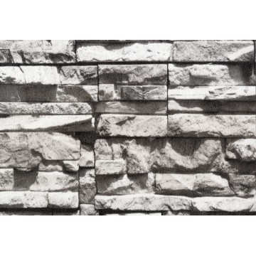 Nadia 9707-1 3D Taş Desenli İthal Duvar Kağıdı