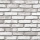 Exclusive 9020 Üç Boyutlu Gri Tuğla Desenli Duvar Kağıdı